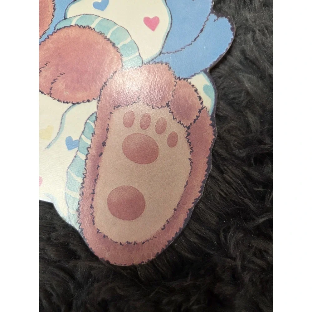 Teddy Beddy Riegel Bear Wall‎ Hanging Cardboard Sleepy Bear Nursery Decor